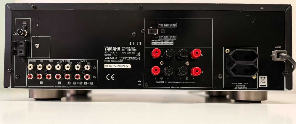 Amplificator Stereo Yamaha RX-396RDS Discrete Output Stage Receiver