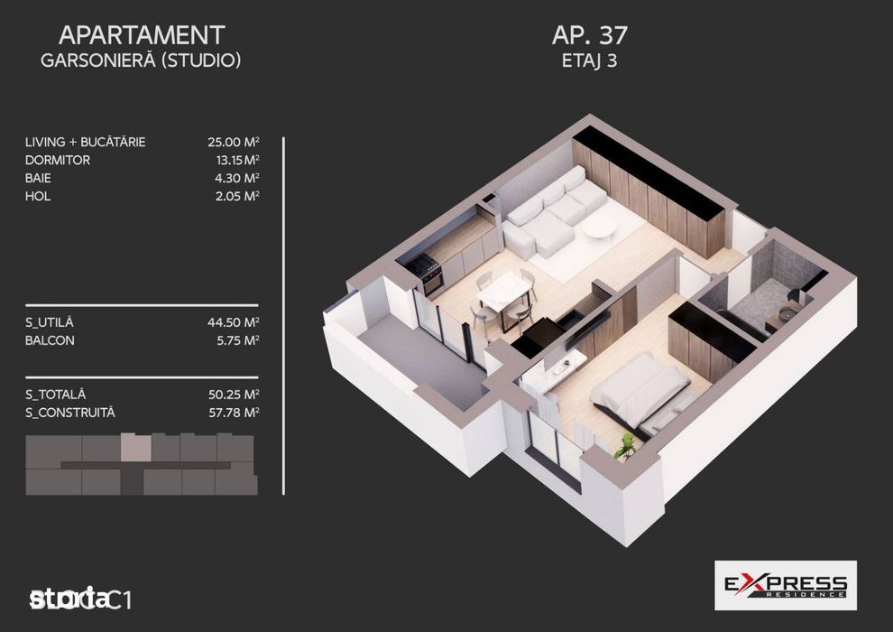 Apartament in zona de Sud a Capitalei, langa Parcul Tudor Arghezi