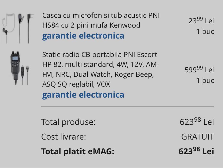 Statie PNI Escort HP 82