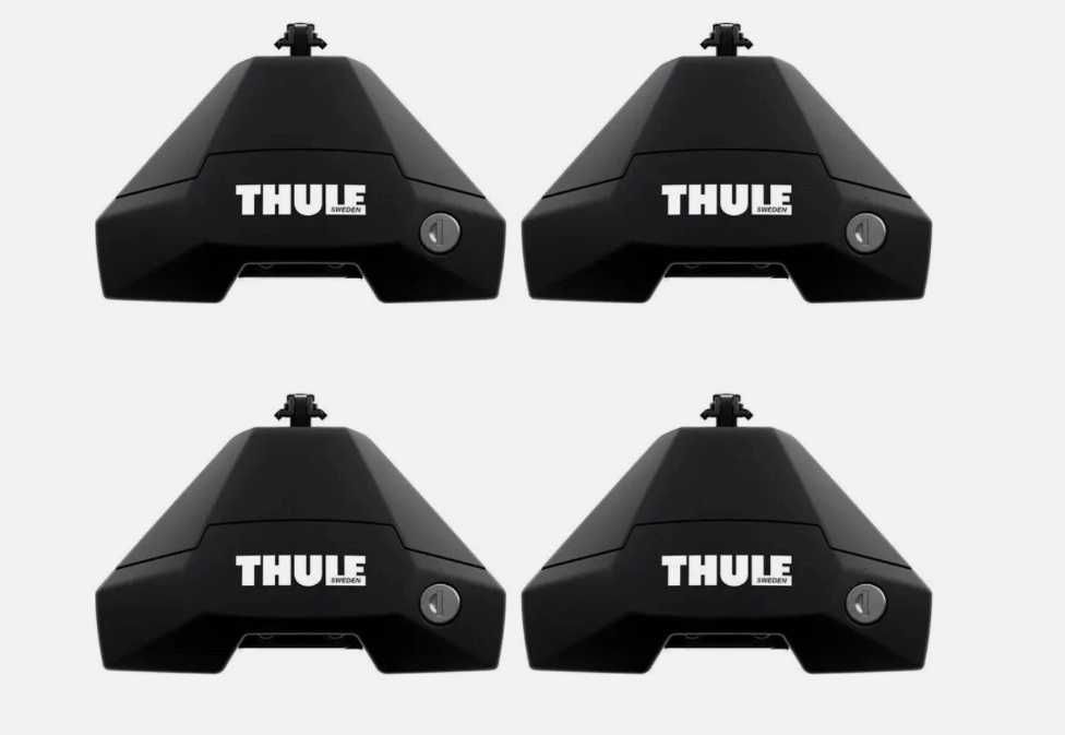 Kit prindere Thule 5016 + Evo Clamp 7105, stare impecabila, folosit pe VW Jetta Hybrid