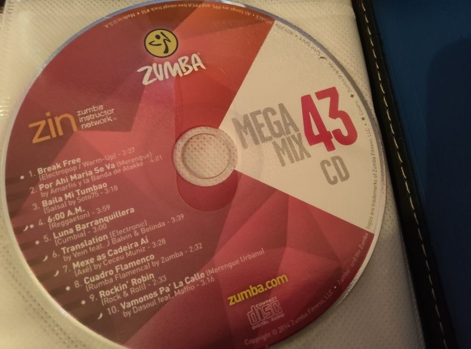 Оригинални Зумба дискове - 28 CD +1 DVD (ZIN & Mega Mix)