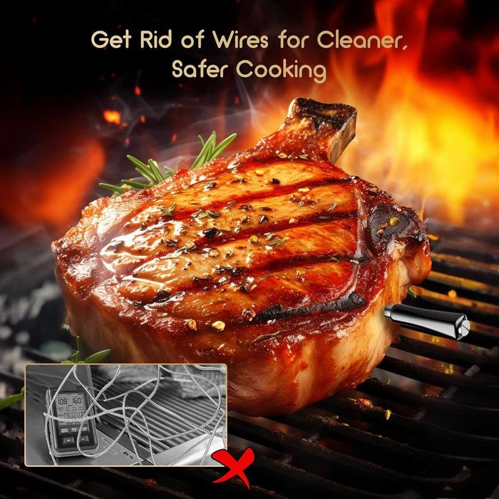 Termometru Grill Inkbird INT-11P-B Wireless Bluetooth IP67 App