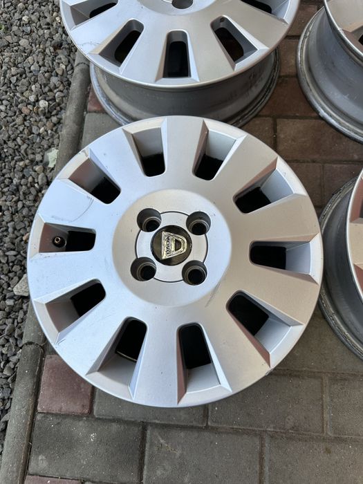 Jante originale 15 4 100 Logan Sandero Stepway Dokker Lodgy Renault Opel cauciucuri vara