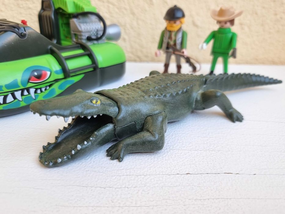 Barca Playmobil 4446 Vanatorii de crocodili si aligatori