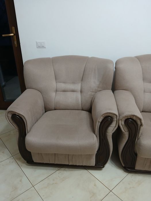 Canapea și 2 fotolii