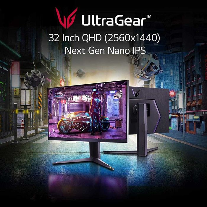 Игровой монитор LG 32" 2К 260Hz (Nano IPS)