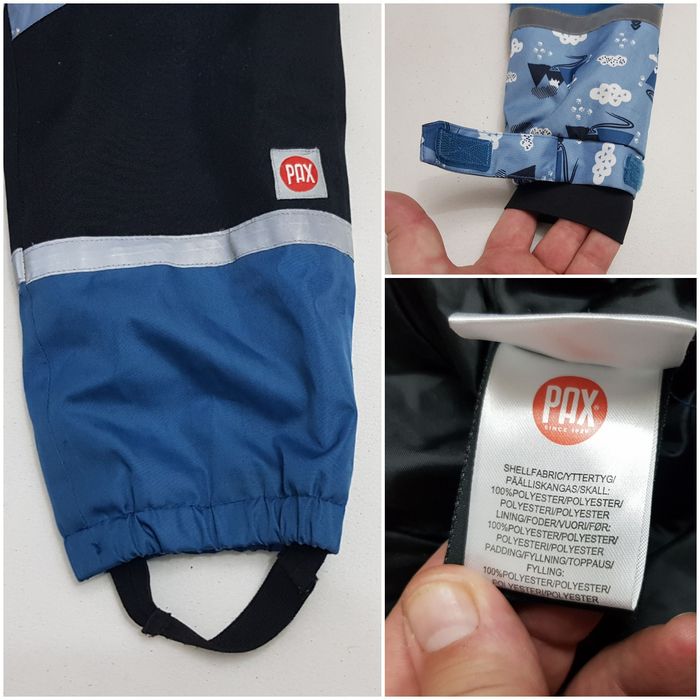 Salopeta iarnă unisex PAX, combinezon schi Overall zăpadă nr 122-128