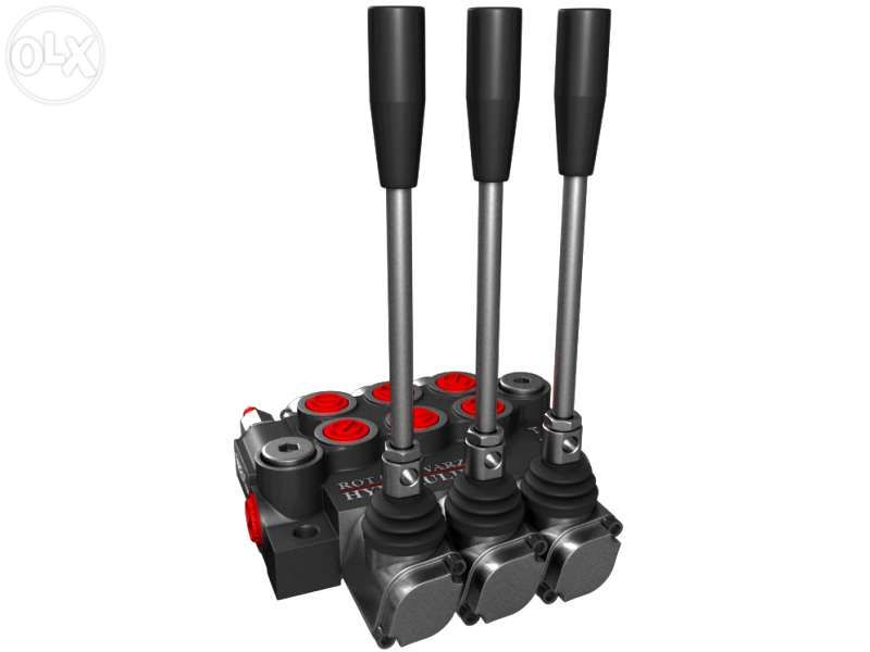 Distribuitor hidraulic monobloc 3 sectiuni 40 l/min 1/2"