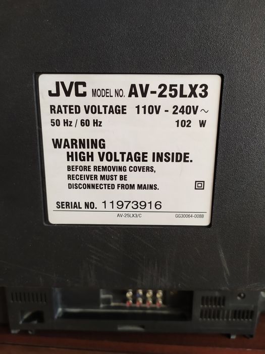 Телевизор JVC AV-25LX3, диагональ 53 см,