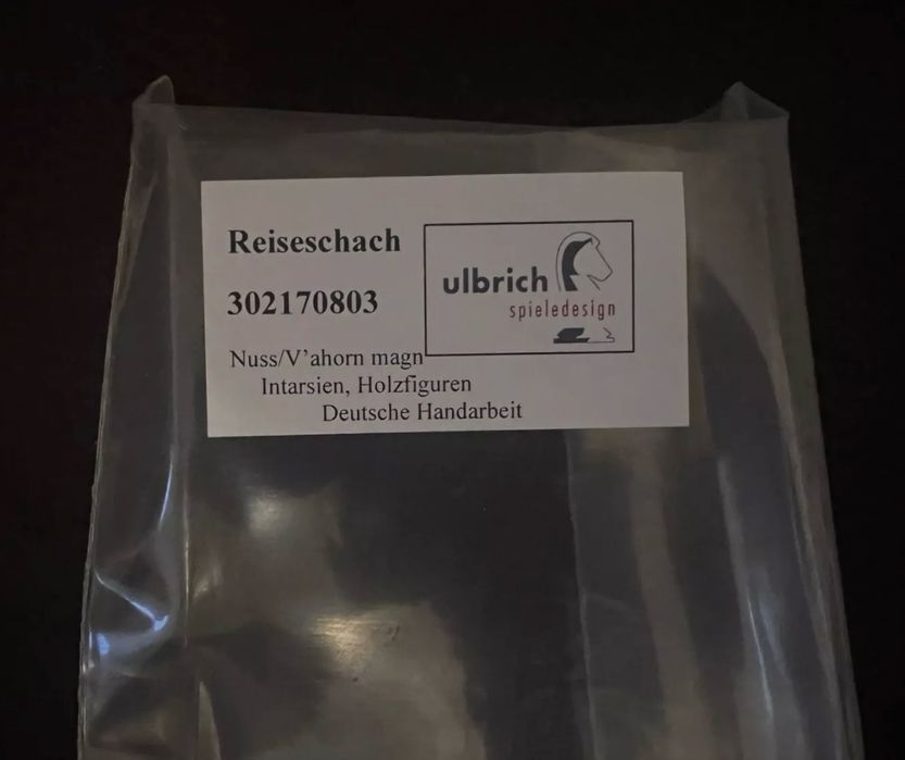 Șah magnet de călătorie din nuc/ arțar dimensiune câmp 19 mm, magnetic