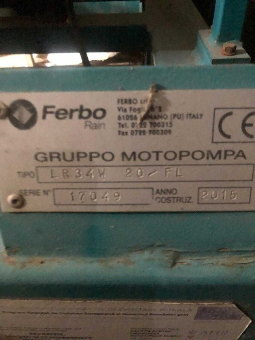 Instalatie de irigat cu tambur, tun de capat si rampa de udare