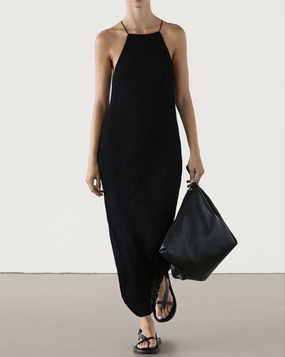 Rochie neagra , Massimo Dutti - noua cu eticheta