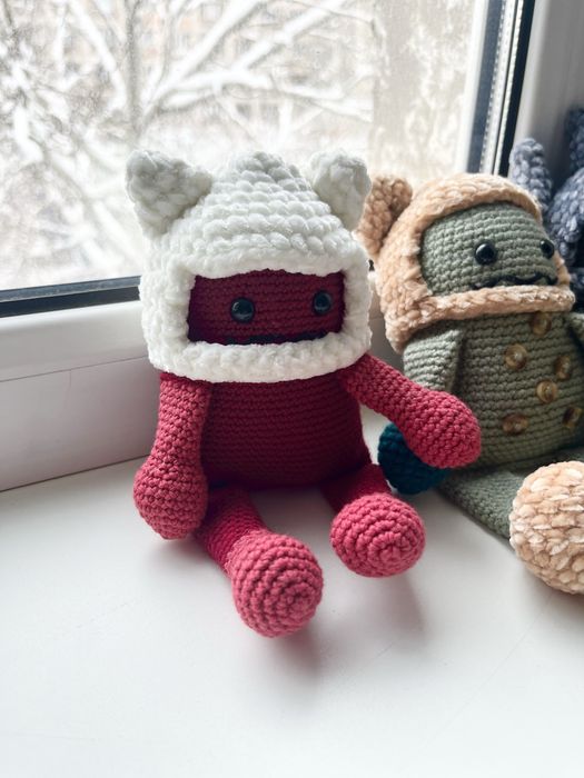 Вязаные игрушки Монстры