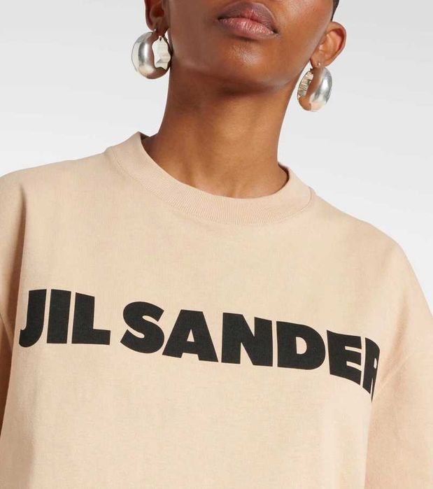 Тениска 100% памук - JIL SANDER ,XL OVERSIZE , чисто нова