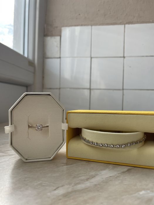 Пръстен и гривна на Swarovski