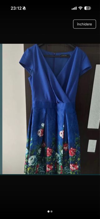 Rochie albastra eleganta cununie
