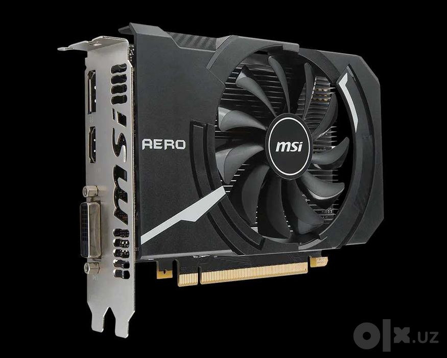 MSI GTX 1050 Ti AERO 4GB, рабочая видеокарта