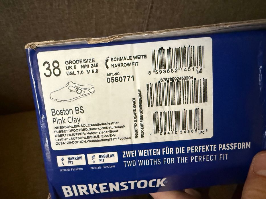 Birkenstock Boston BS Pink Clay 37, 38, 39, 40