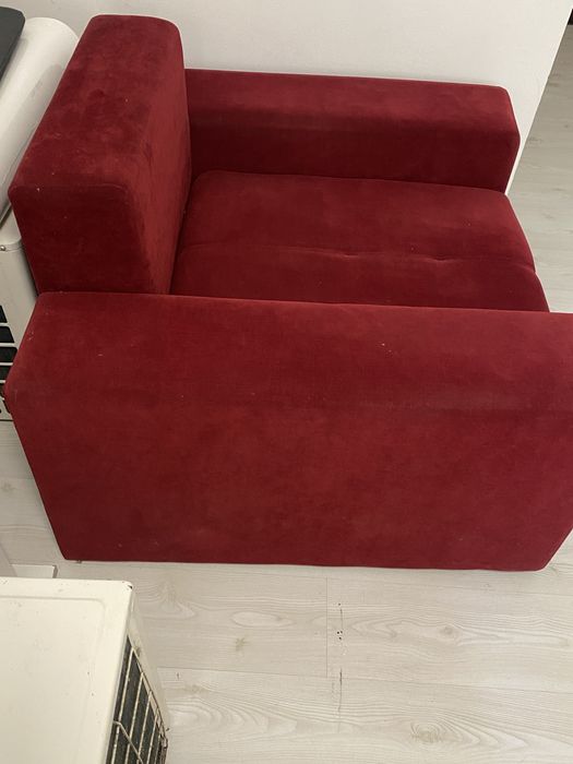 Fotoliu rosu -2 bucăti