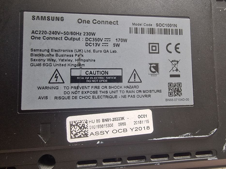 Samsung one connect soc1001n