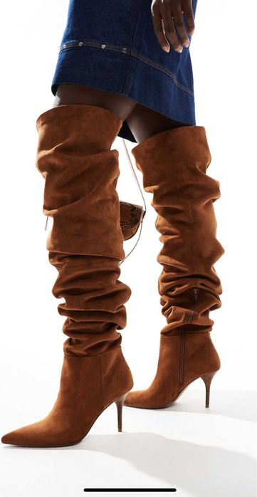 Cizme Asos peste genunchi- noi in cutie- 37