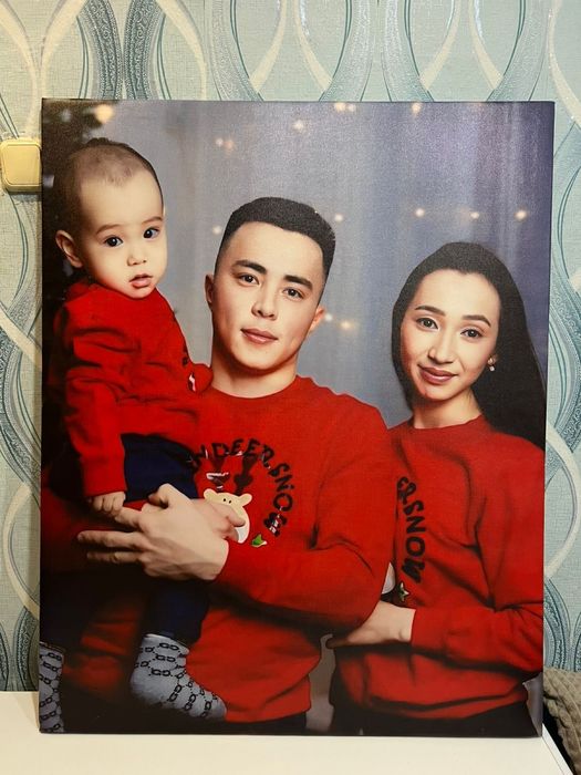 Фото портрет на холсте