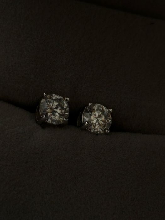 Moissanite Diamond - Обици  ЕДИНСТВЕНИ по рода си