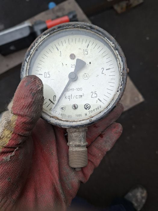 Манометр советский обм1-160