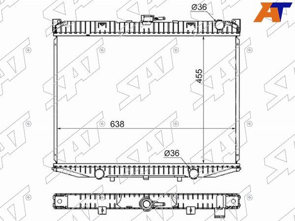 Радиатор Ford Maverick