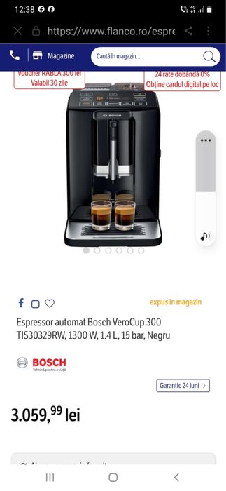 Aparat de cafea puti folosit