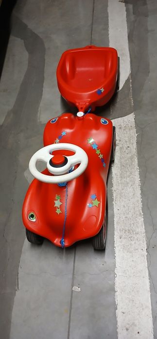 Mașinuța copii Bobby Big cu remorca