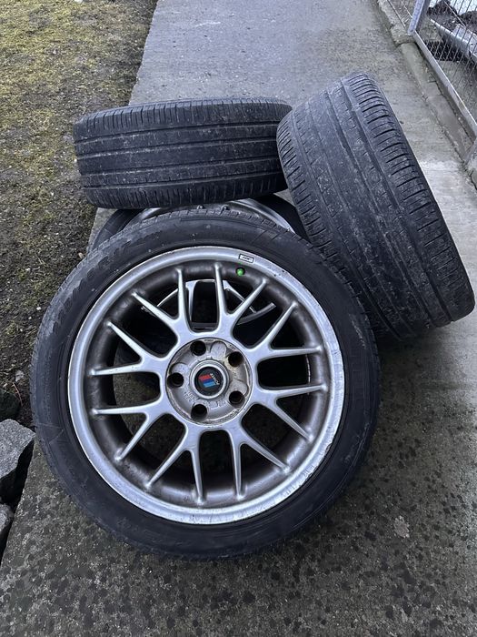 Vand Jante TSW(BBS) R17 5x120 bmw + anvelope vara 225/45/17