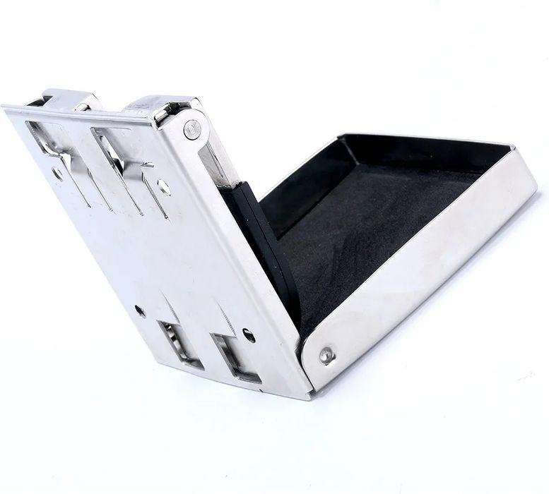 Регулируема сгъваема стойка за чаши BOOMSTART, неръждаема стомана, 2бр