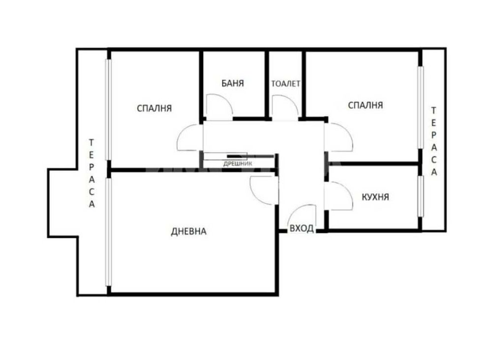 СОБСТВЕНИК продава 4-ен, тухлен, апартамент кв. Чайка