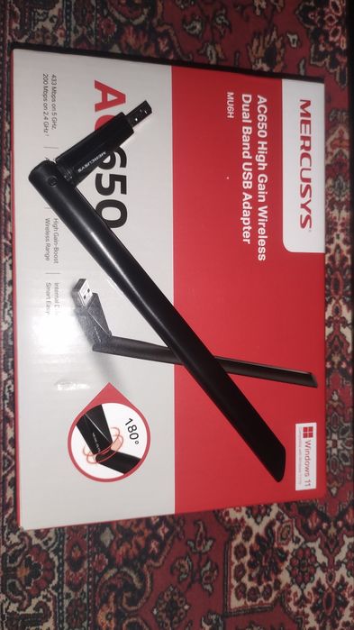 Продам wifi адаптер Mercusys AC650