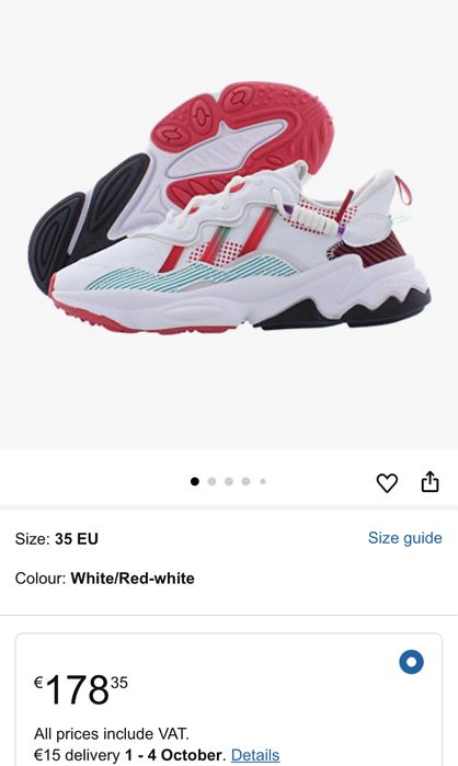 Маратонки ADIDAS OZWEEGO .Номер 37.5