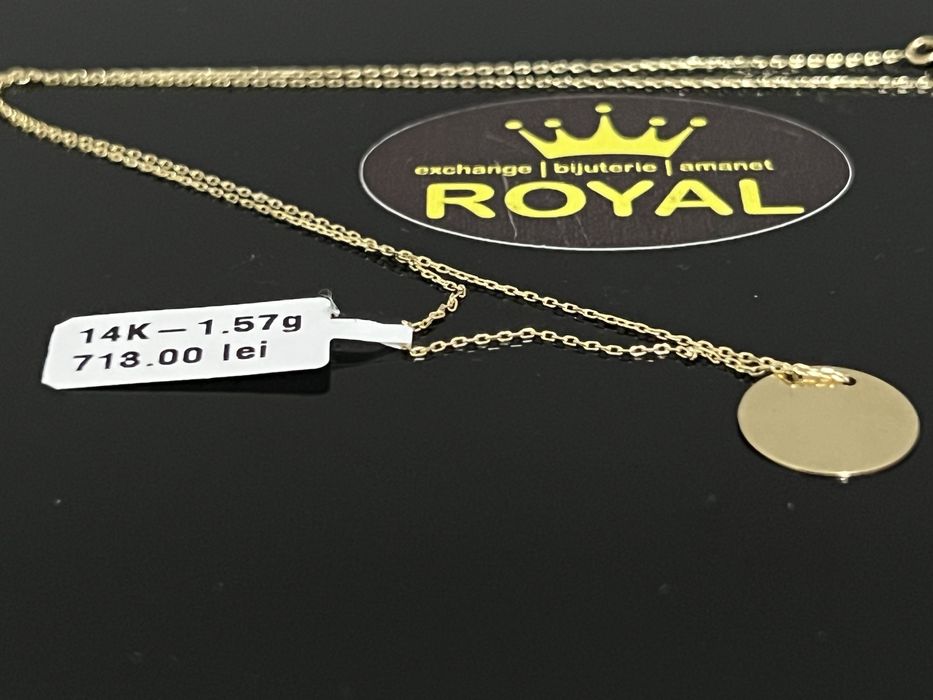 Bijuteria Royal CB : Lant aur 14k 585  1,57 grame