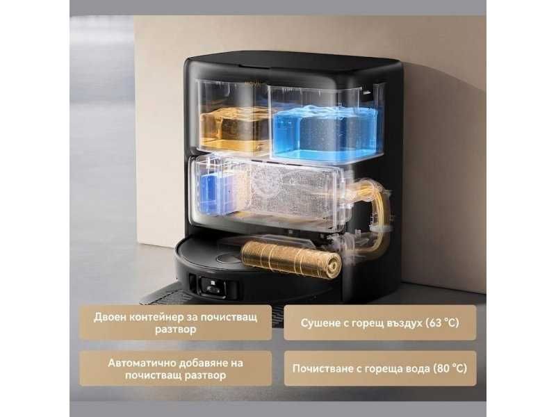 Робот Прахосмукачка Mova Z60 Ultra Roller - 28000Pa, Черен