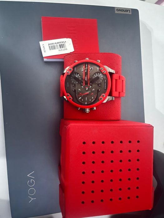 Diesel Mr. Daddy 2.0 DZ7370 – ceas bărbătesc roșu, cutie originală