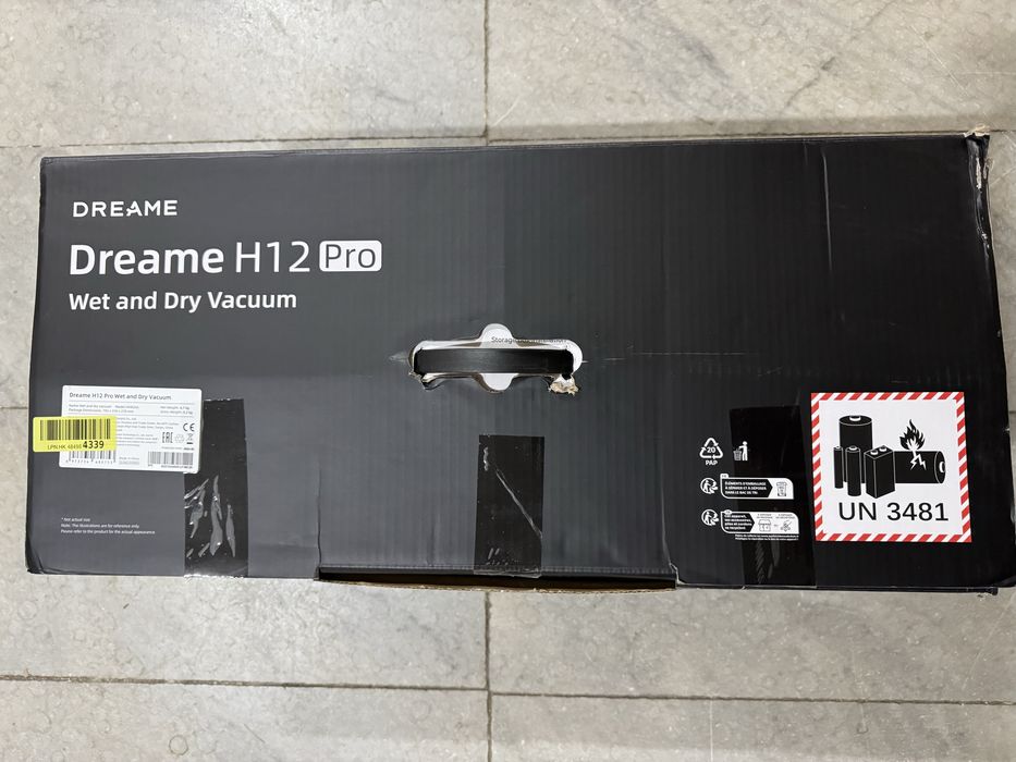 Dreame H12 Pro прахосмукачка за мокро и сухо почистване