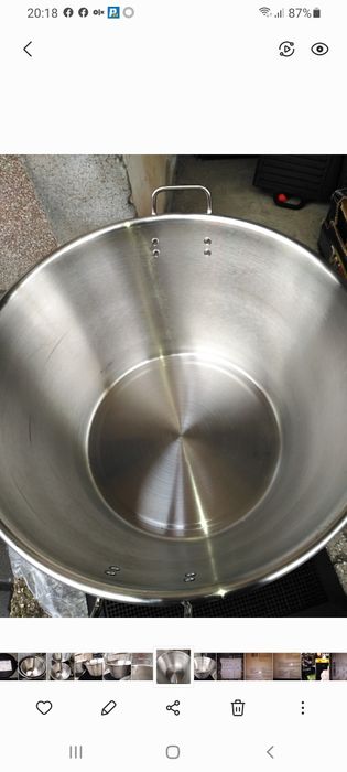 Ceaun/căldare/cazan inox, 40  litri Ofertă Promo 349 lei