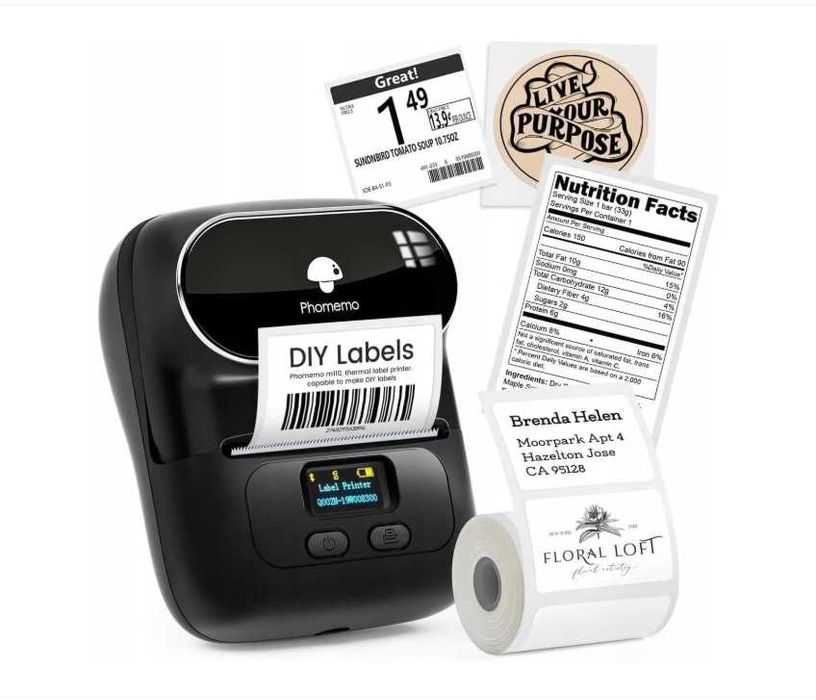 Imprimanta termica, etichete autoadezive Bluetooth, autocolante