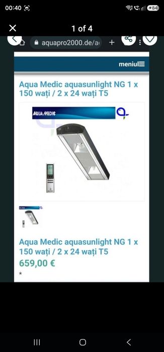 Lampa Acvariu Aquamedic HQI
