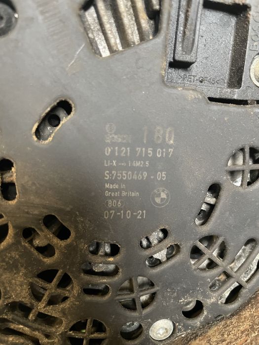 Алтернатор/динамо BMW / БМВ 1.6 FSI