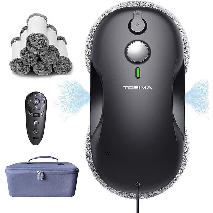 Робот за почистване на прозорци Tosima W3, двупосочно автоматично