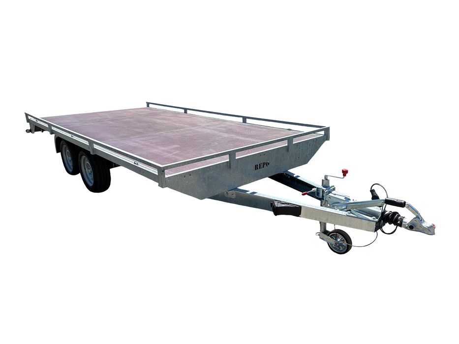 Remorca auto Cargo FLAT 410x210x30,2700 kg,marfa,utilaje,apicol