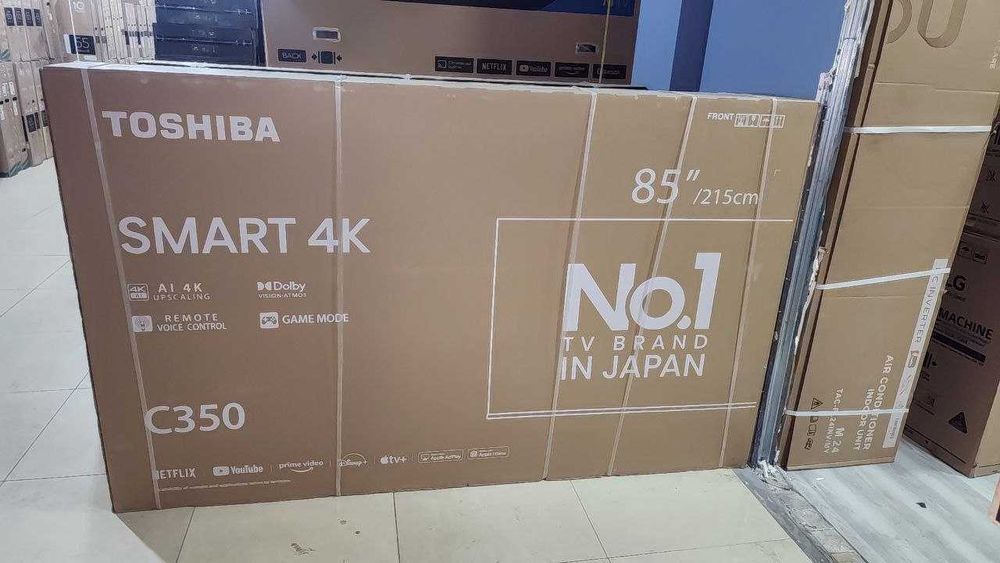 Телевизор TOSHIBA 4K UHD Smart TV VIDAA, доставка БЕСПЛАТНО
