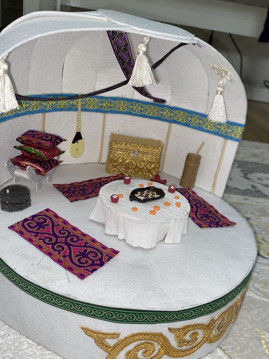 Мини-макет юрты ручной роботы