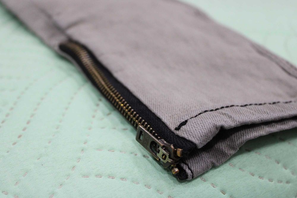 Дамски мото дънки TRILOBITE GREY