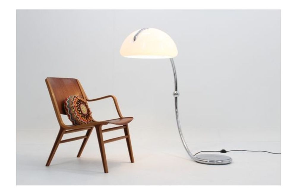 Лампа подова серпенте дизайн Elio Martinelli,Италия